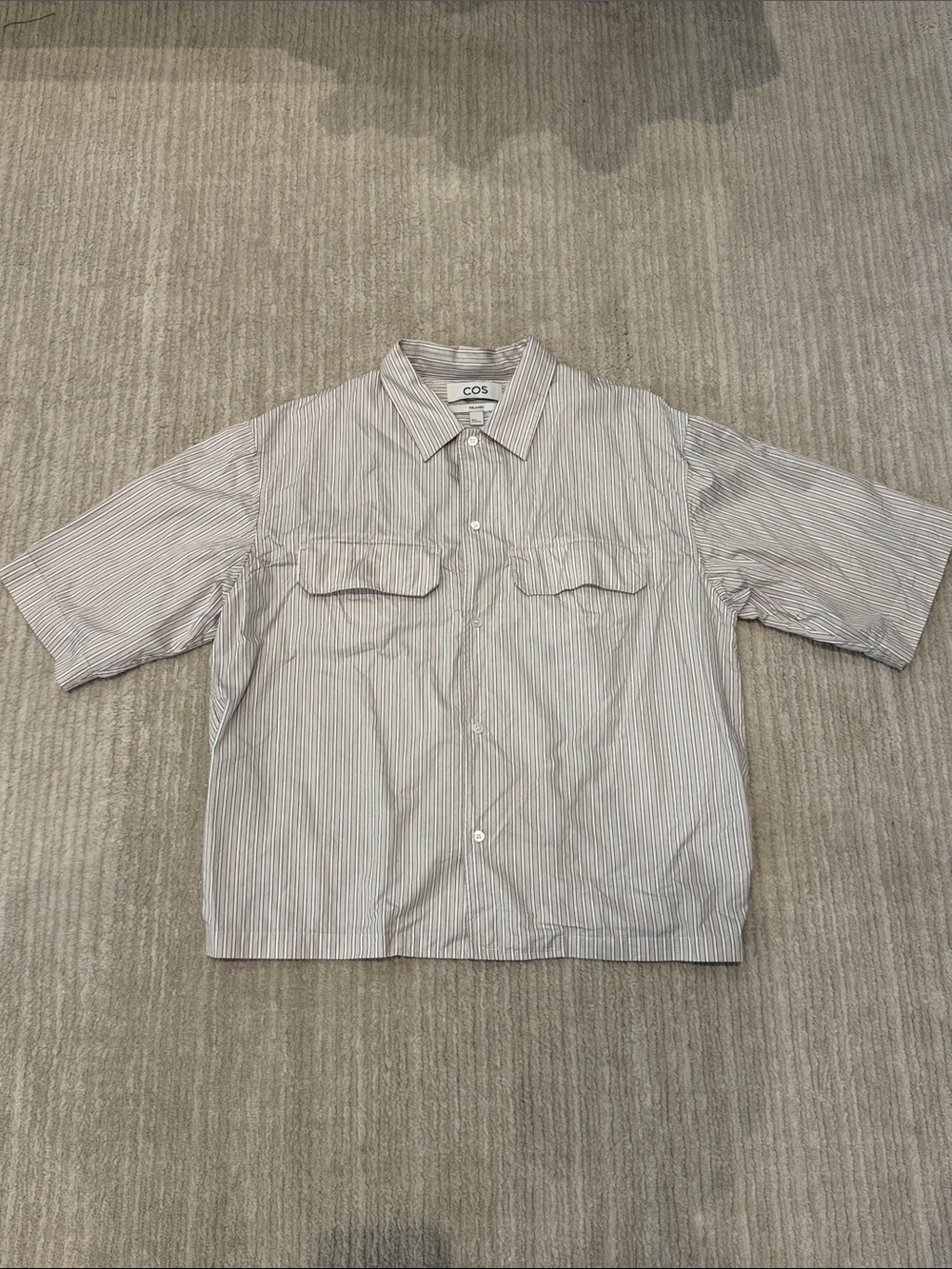 COS Short-Sleeve Striped Shirt